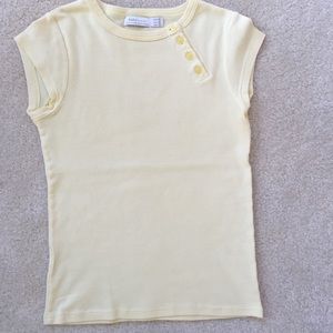 Zara baby yellow top